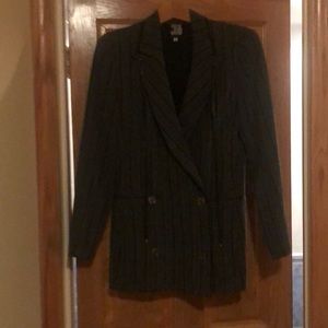 Made in Italy grey with leather jacket